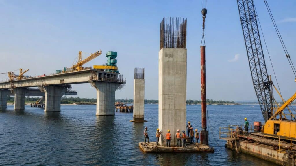 Ponte sobre o Rio Tarauacá chega a 80% com R$ 12 milhões e prolongamento de 70 metros na BR-364