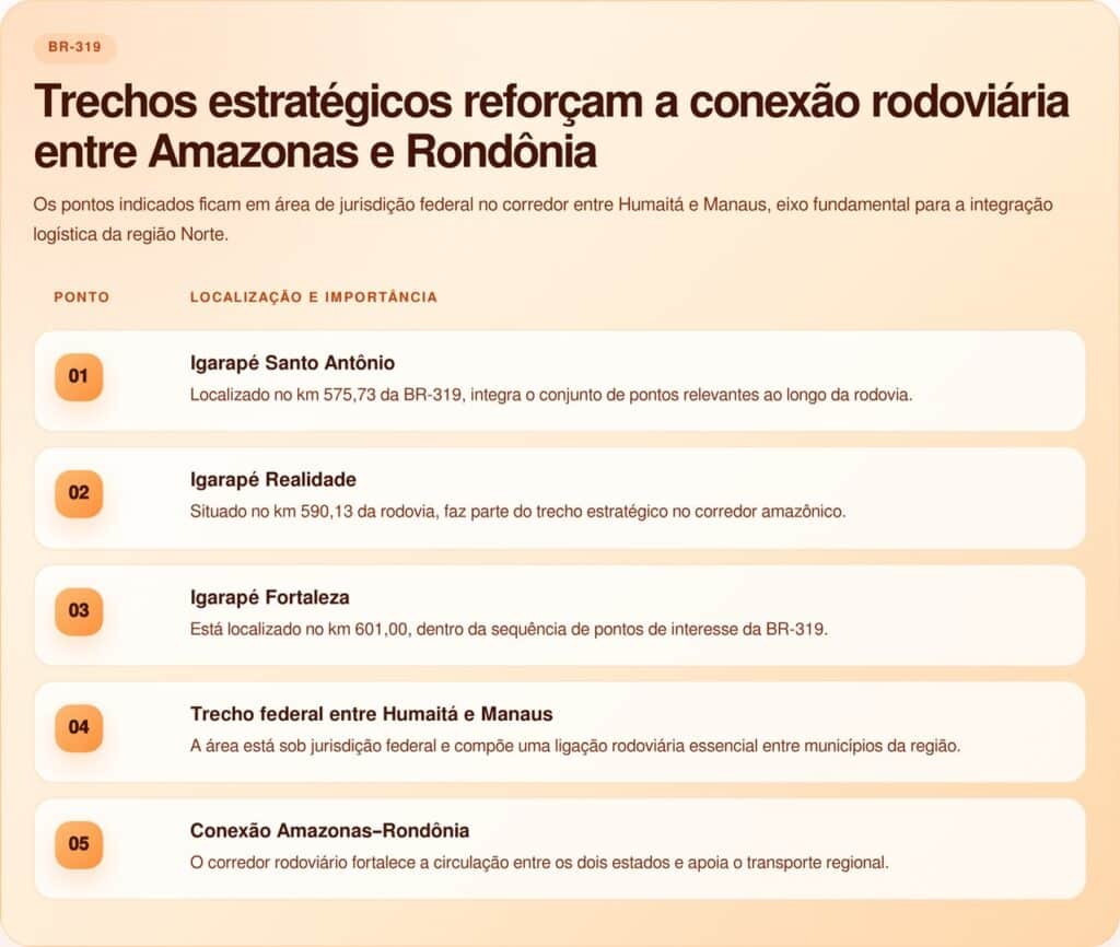 A BR-319 avança com três pontes de concreto no coração da ligação entre Manaus e Porto Velho