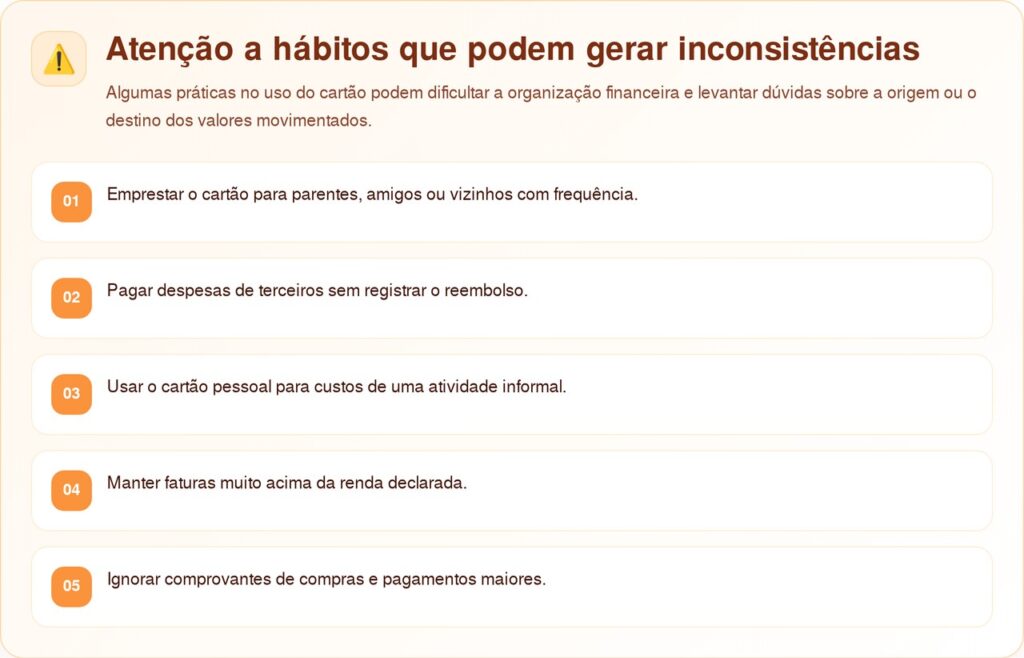 Receita Federal alerta contribuintes sobre uso do cartão de crédito e novas regras fiscais