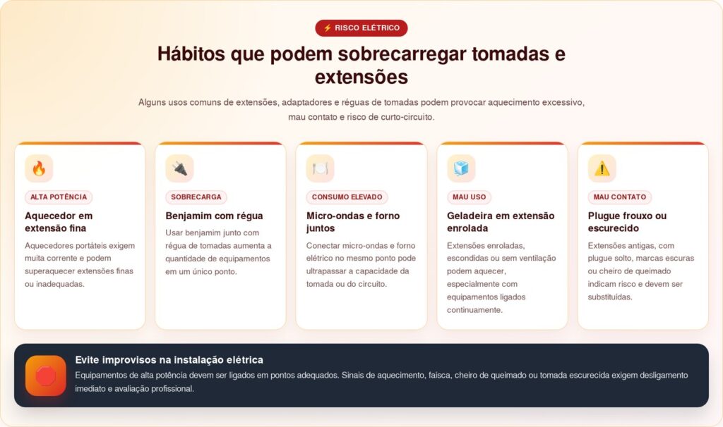 Cheiro de queimado e tomada quente não são “normais”: os sinais de que a extensão deve sair de uso na mesma hora