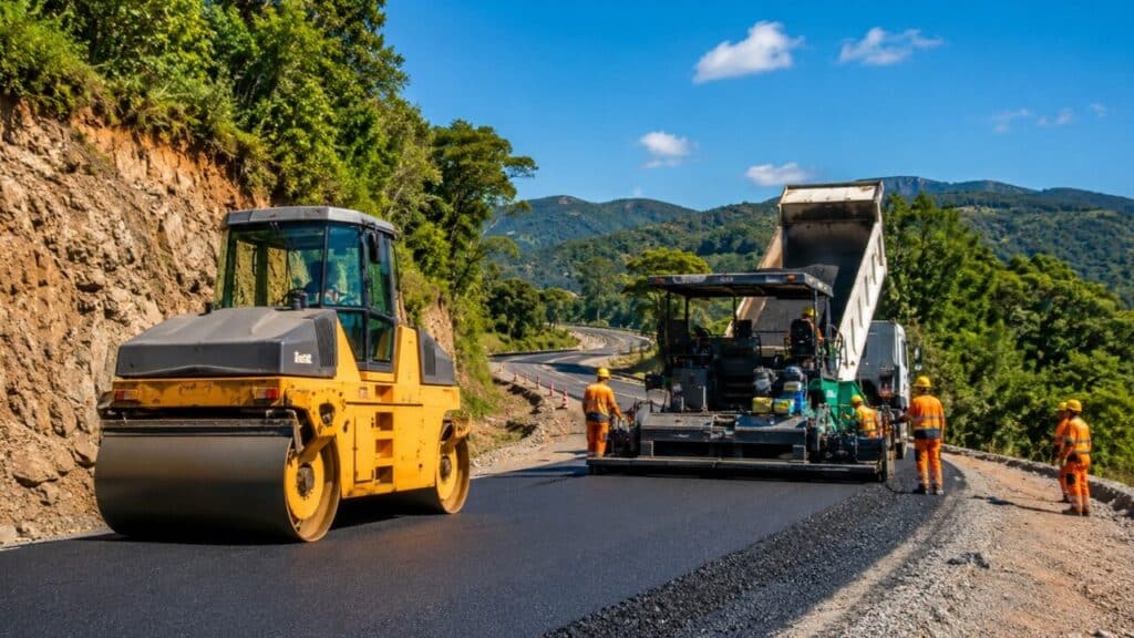 Nova pavimentação entre Camocim e Guriú avança com investimento acima de R$ 18 milhões e promete mais qualidade de vida para a população, facilitando o acesso a serviços essenciais