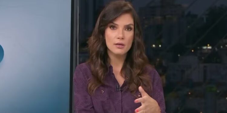 Apresentadora Sabina Simonato se emociona e reage com revolta ao vivo após morte de ex piloto do Globocop