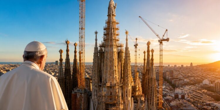 Igreja mais alta do mundo confirma inauguração de nova torre de 172,5 metros de altura com a presença do papa em um megaprojeto que virou Patrimônio Mundial da UNESCO