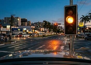 Atitude frequente no semáforo gera multa pesada e 7 pontos na carteira