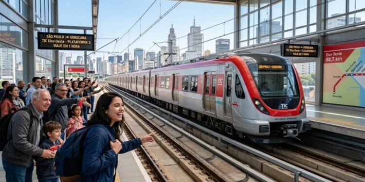Megaprojeto de R$ 10,5 bilhões para novo trem de SP a Sorocaba terá cerca de 88,7 km e vai reduzir tempo de percurso em até 1 hora