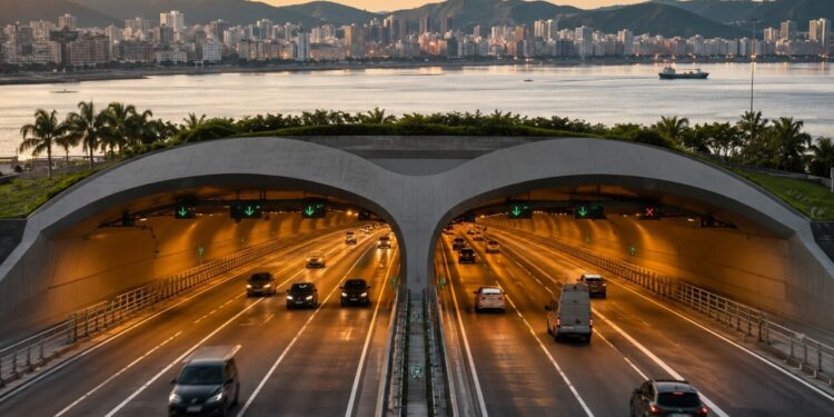 Novo túnel em São Paulo transforma travessia histórica em importante eixo de mobilidade no Brasil com megaprojeto de R$ 6,8 bilhões, funcionando 24h sem interrupções por condições climáticas