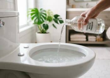 Colocar vinagre no vaso sanitário antes de dormir: para que serve e por que especialistas recomendam
