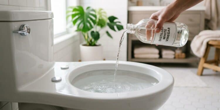 Colocar vinagre no vaso sanitário antes de dormir: para que serve e por que especialistas recomendam