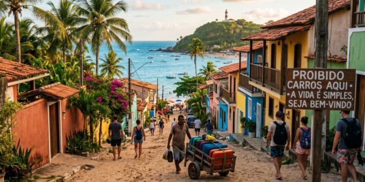 O vilarejo nordestino que baniu os carros e se tornou o maior refúgio de paz do país