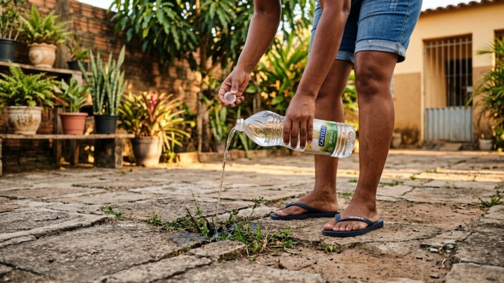 Mantenha seu quintal impecável com este ingrediente caseiro que custa cerca de 3 reais