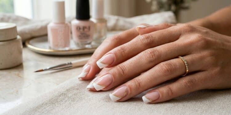 Manicure clássica: Francesinha espanhola renova as unhas com um visual moderno e elegante