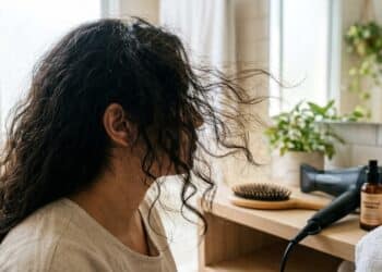 O erro que causa frizz no verão é a forma como você usa o secador de cabelo