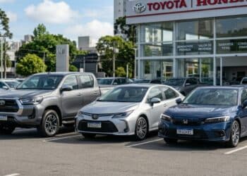 Carros que não perdem valor em 2026 e entenda por que Hilux, Corolla e Civic são os mais procurados do mercado