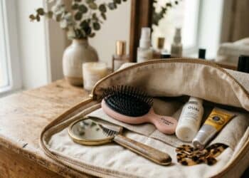 A mini escova que mulheres na faixa dos 50 anos carregam na nécessaire para retocar o cabelo em segundos