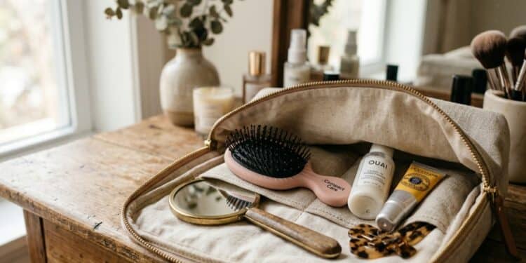 A mini escova que mulheres na faixa dos 50 anos carregam na nécessaire para retocar o cabelo em segundos