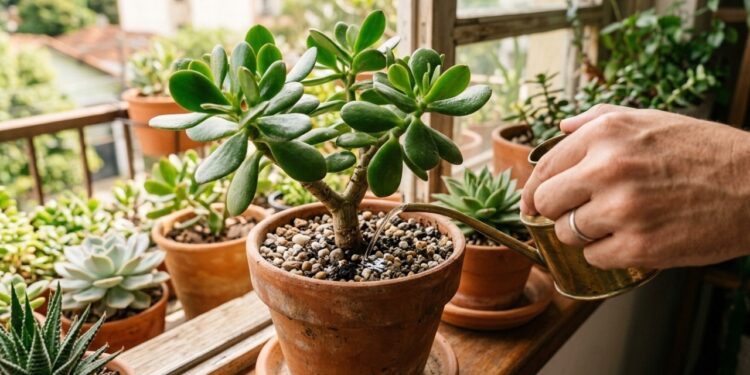Com que frequência devo regar a planta jade? Menos do que você imagina