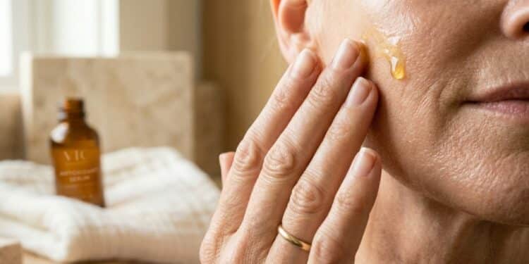 Pura, estável ou lipossolúvel: como escolher a vitamina C da Principia mais eficaz para o seu rosto maduro de 40+