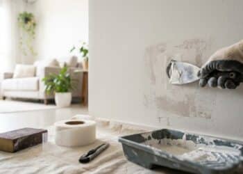 Cuidados durante o reparo do drywall contribuem para um resultado uniforme, segundo especialistas