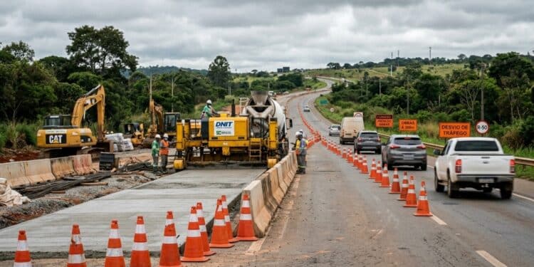 BR-080 passa por obra de R$ 450 milhões e motoristas devem redobrar atenção no DF