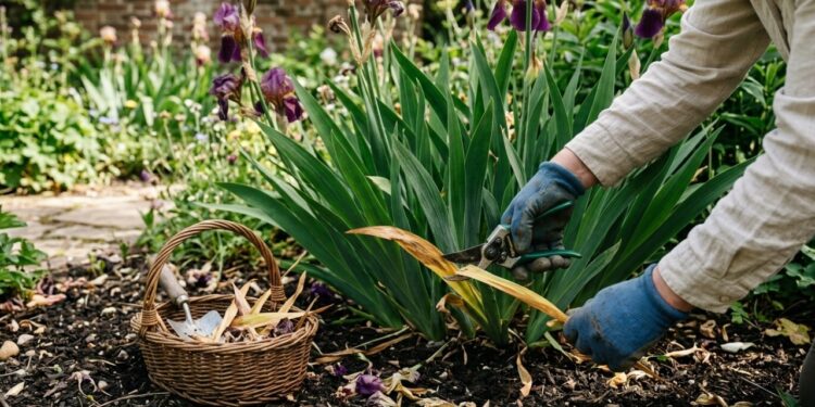 Quando podar as íris para obter flores mais bonitas no próximo Outono