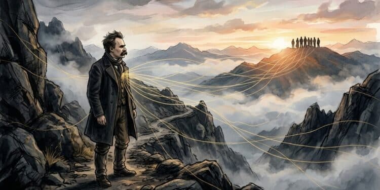 Friedrich Nietzsche e a força dos vínculos invisíveis: "Os fios invisíveis são os laços mais fortes"