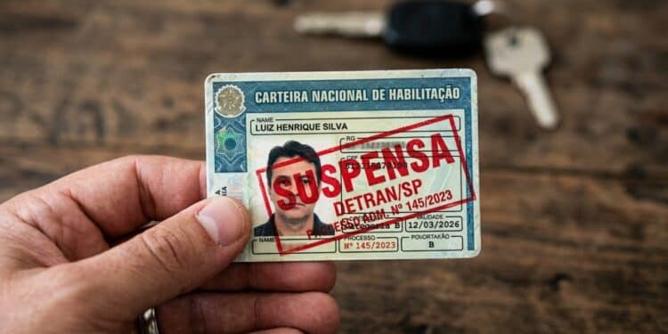 Sua CNH pode ser suspensa mais rápido do que você imagina em 2026