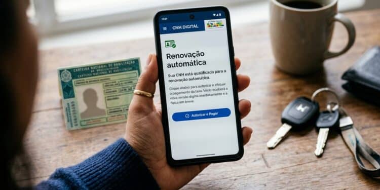 Adeus Detran: renovação automática da CNH elimina ida presencial para motoristas