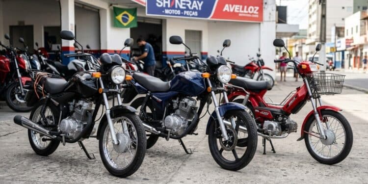 Estas motos 0 km custam menos de R$ 9 mil e estão entre as mais baratas do Brasil em 2026