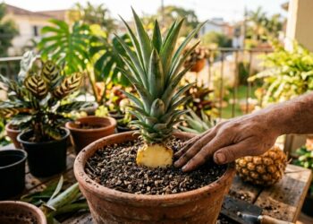 Como cultivar abacaxi em casa ou ao ar livre para obter frutas doces e caseiras