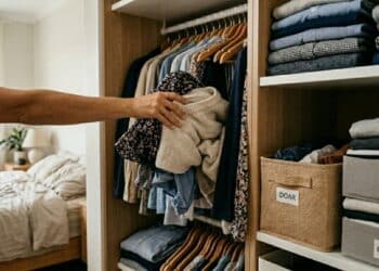 9 passos simples para reduzir seu guarda-roupa e ter um armário organizado