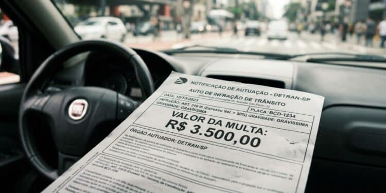 Nova proposta de lei pode elevar multa de trânsito para até R$ 3,5 mil para alguns motoristas
