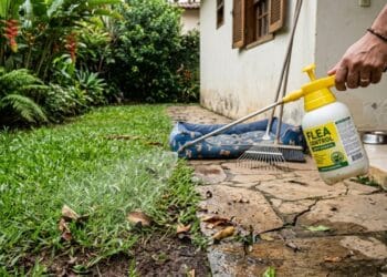 Limpeza e prevenção ajudam a manter o quintal livre de pulgas por mais tempo