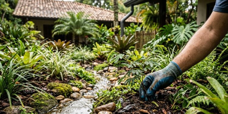 Paisagismo com jardim de chuva melhora a drenagem e favorece a biodiversidade e você deveria ter um