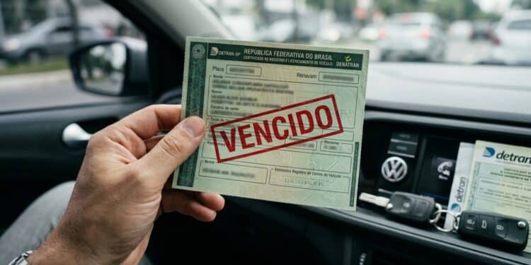 Motoristas podem ser multados em R$ 293,47 e ter o veículo apreendido por documento vencido por regras em 2026