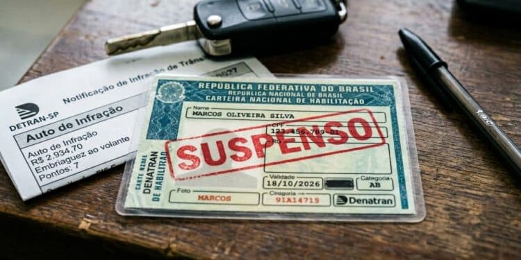 Excesso de velocidade pode resultar em suspensão imediata da CNH e multa de R$ 880,41 em 2026