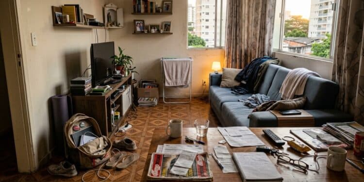 A psicologia explica que ambientes desorganizados podem dificultar o relaxamento e a concentração