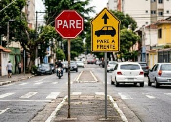 Placas de trânsito que mais confundem motoristas e podem gerar multas no Brasil