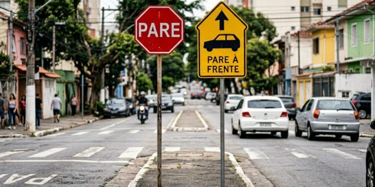 Placas de trânsito que mais confundem motoristas e podem gerar multas no Brasil