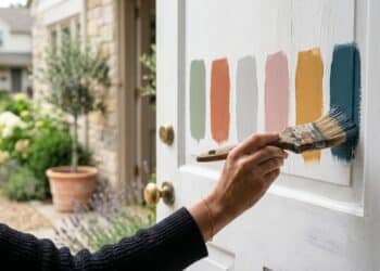 Veja a dica de como escolher a cor de tinta ideal para a porta da frente da sua casa que deixa um resultado lindo e duradouro