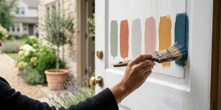 Veja a dica de como escolher a cor de tinta ideal para a porta da frente da sua casa que deixa um resultado lindo e duradouro