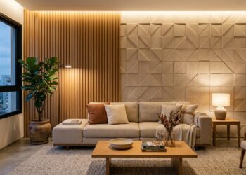 6 ideias de paredes de placas que vão trazer charme instantâneo a qualquer cômodo