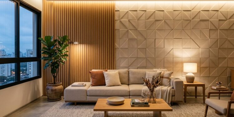 6 ideias de paredes de placas que vão trazer charme instantâneo a qualquer cômodo