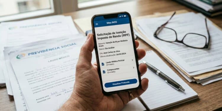 Brasileiros nessas condições garantem isenção do Imposto de Renda em 2026 e como solicitar no Meu INSS