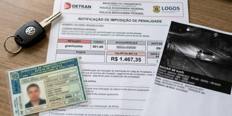 Multa de R$ 1.467,35 em 2026 pode ser aplicada automaticamente sem blitz e surpreende motoristas