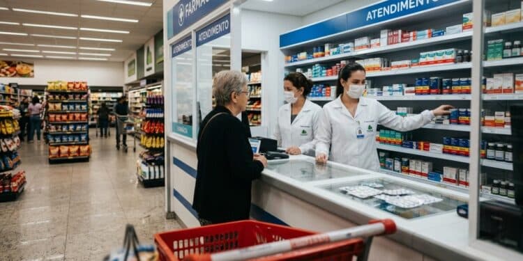 Nova lei autoriza instalação de farmácias dentro de supermercados
