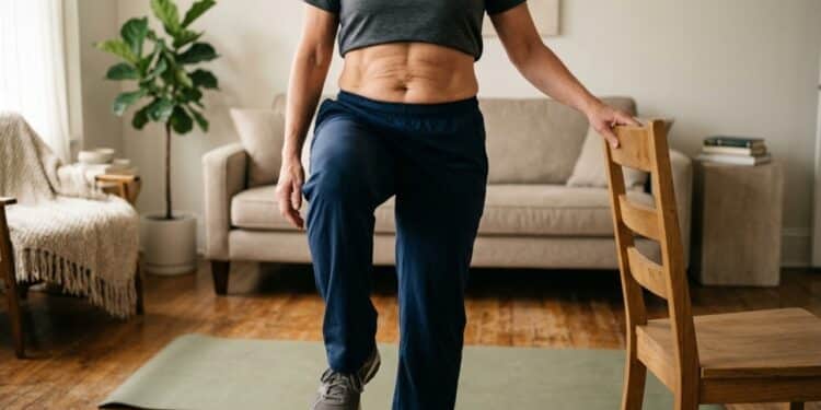Melhor exercício para barriga depois dos 50: pode ser feito em pé e sem precisar de abdominais