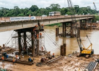 Obra emergencial de R$ 10 milhões vai reforçar ponte da BR-364 com fundações de quase 50 metros