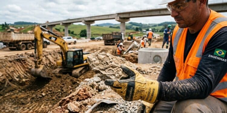 Obra de R$ 23,7 milhões na PR-364 em Irati é retomada após estudo sobre fósseis no subsolo