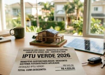 IPTU Verde pode cortar quase pela metade a cobrança para quem instala energia solar em casa em 2026