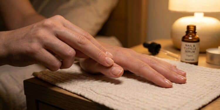 Desde que comecei a usar este sérum noturno para unhas, notei que minhas unhas estão mais fortes e saudáveis